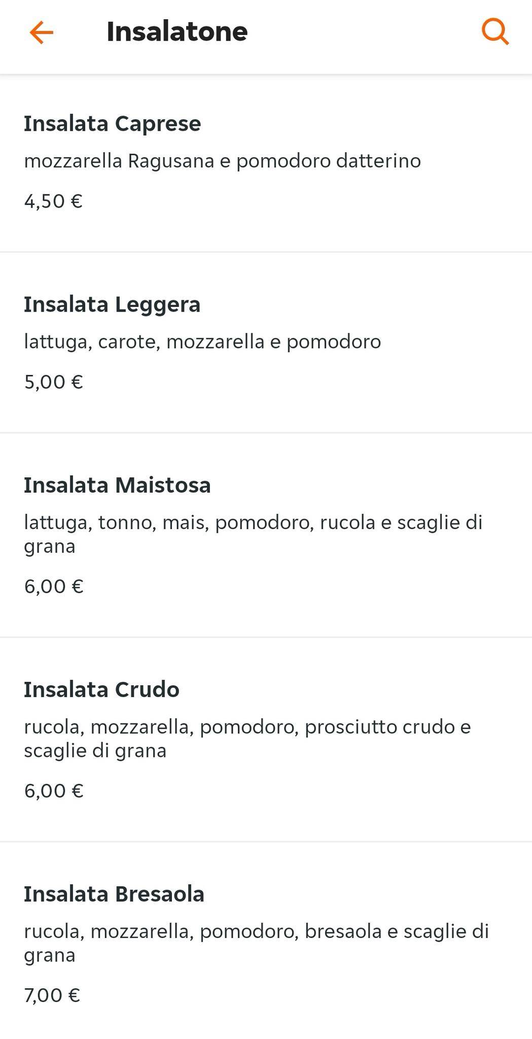 Bar cucè меню