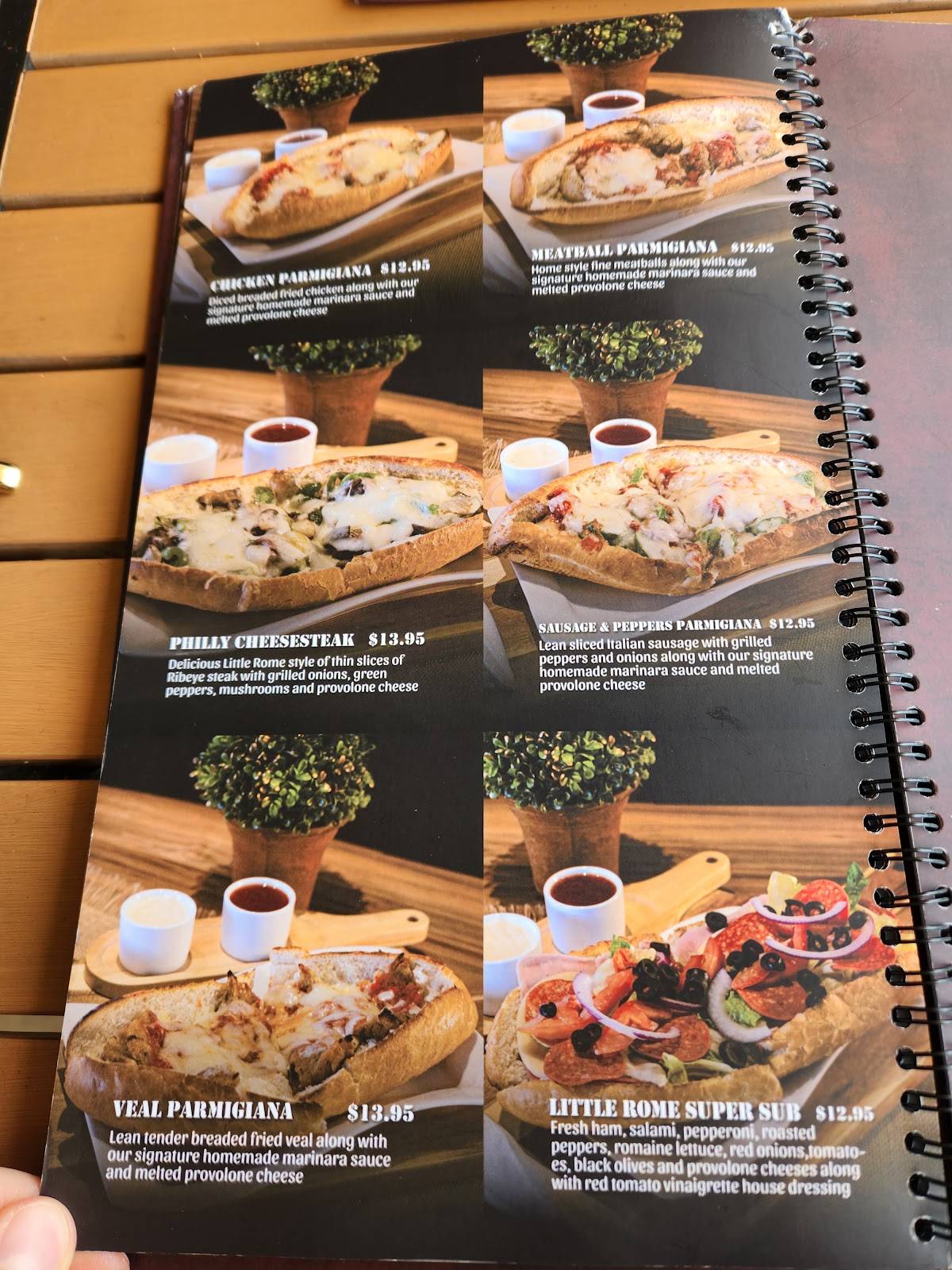Little Rome Restaurant & Pizza меню