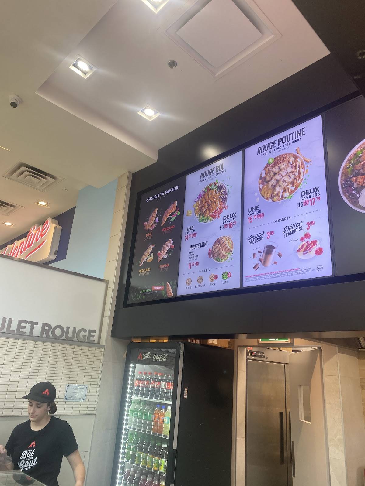 Poulet Rouge меню