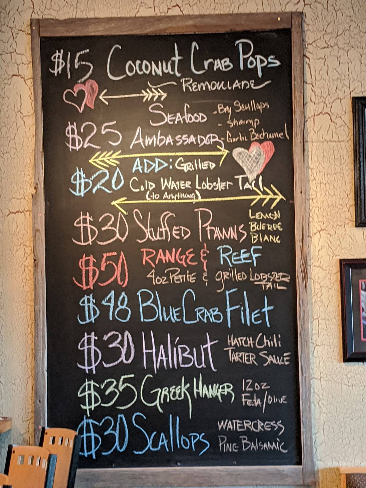 Prescott's Grill меню