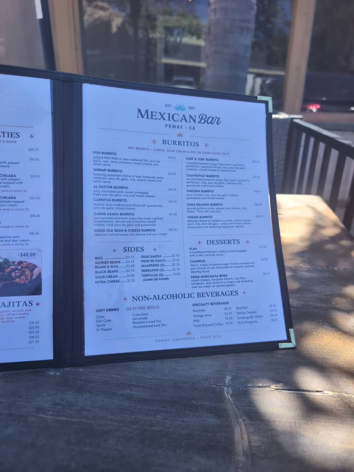 MexicanBar меню