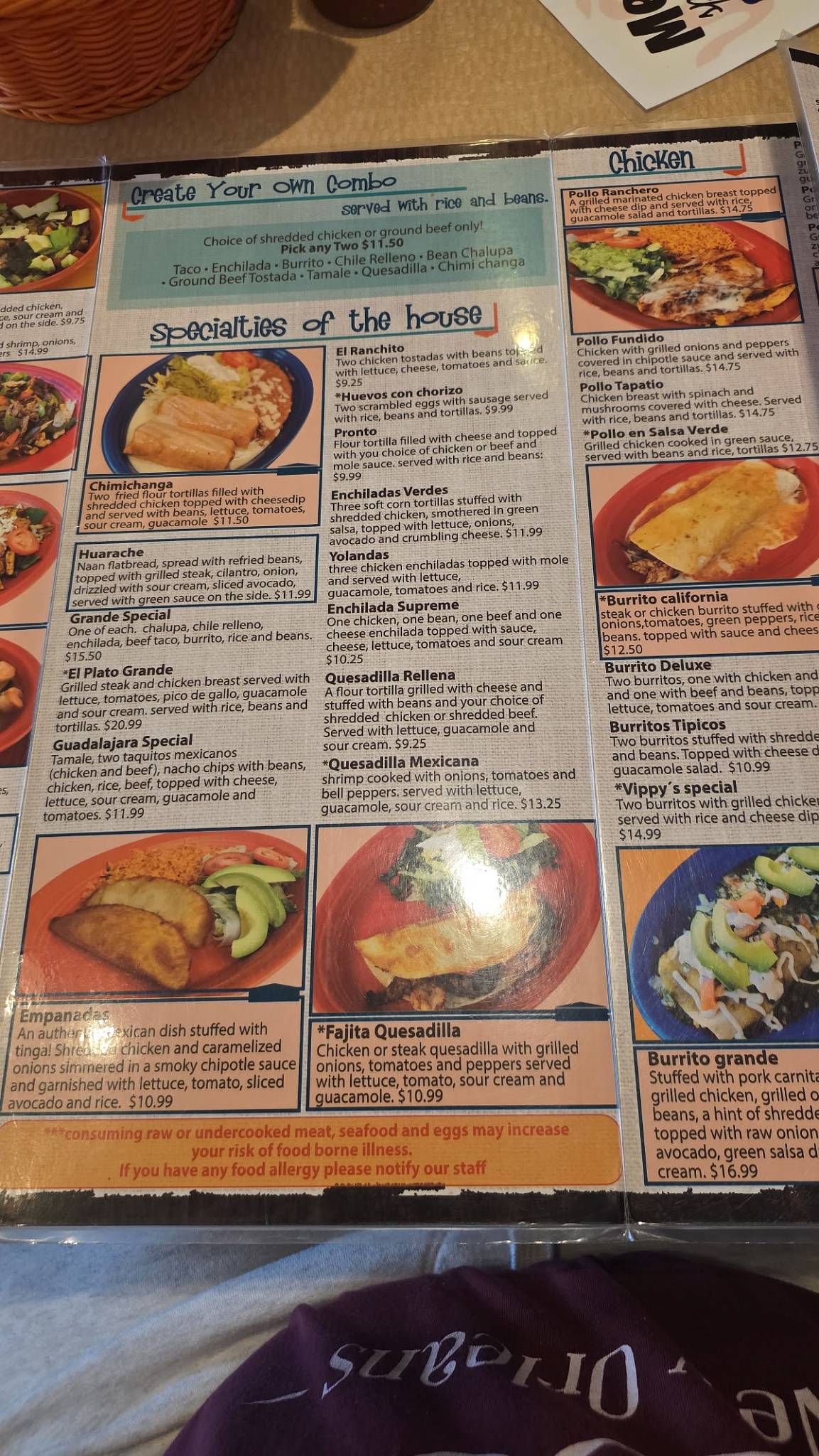 Mi Ranchito меню