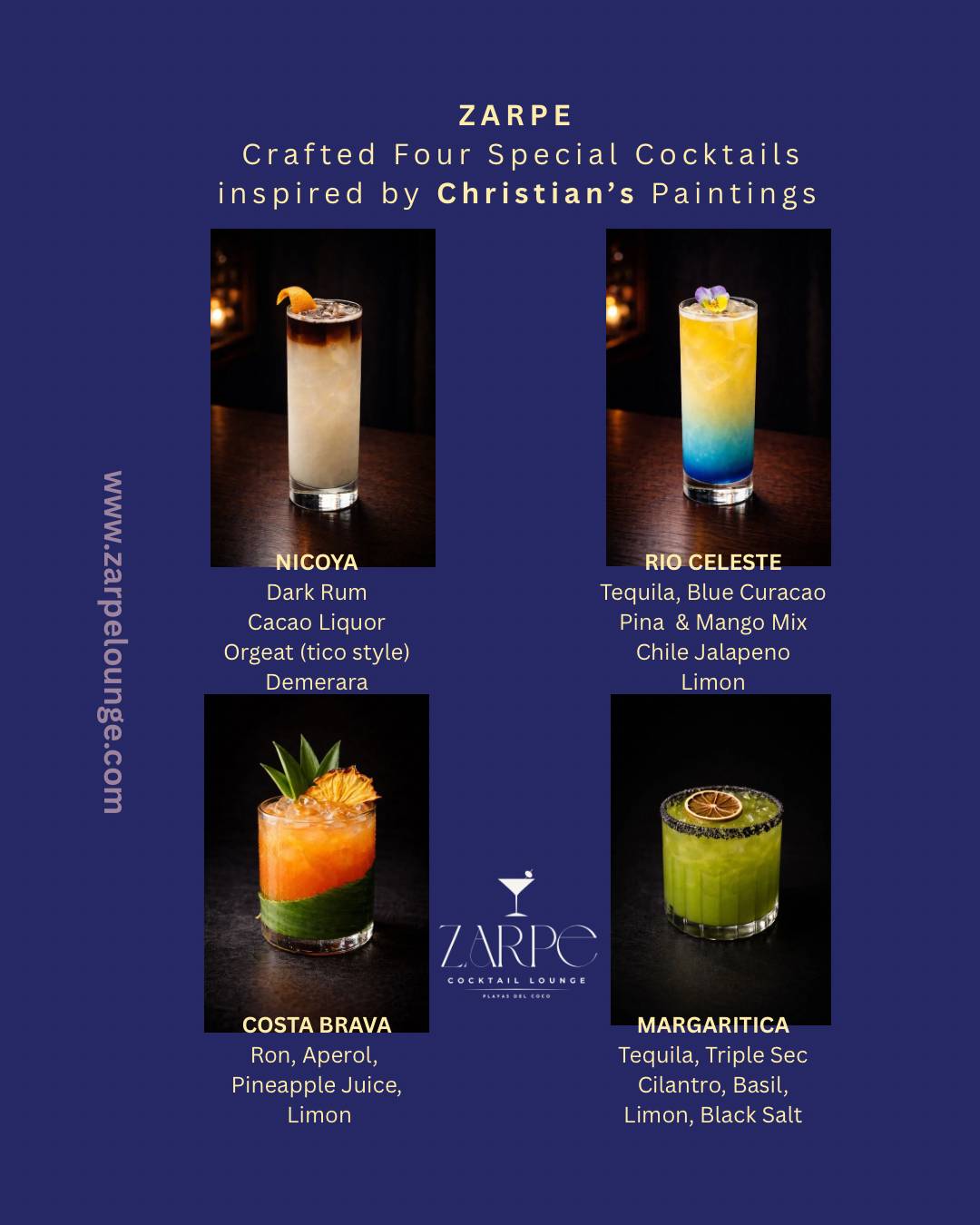 Zarpe Lounge меню