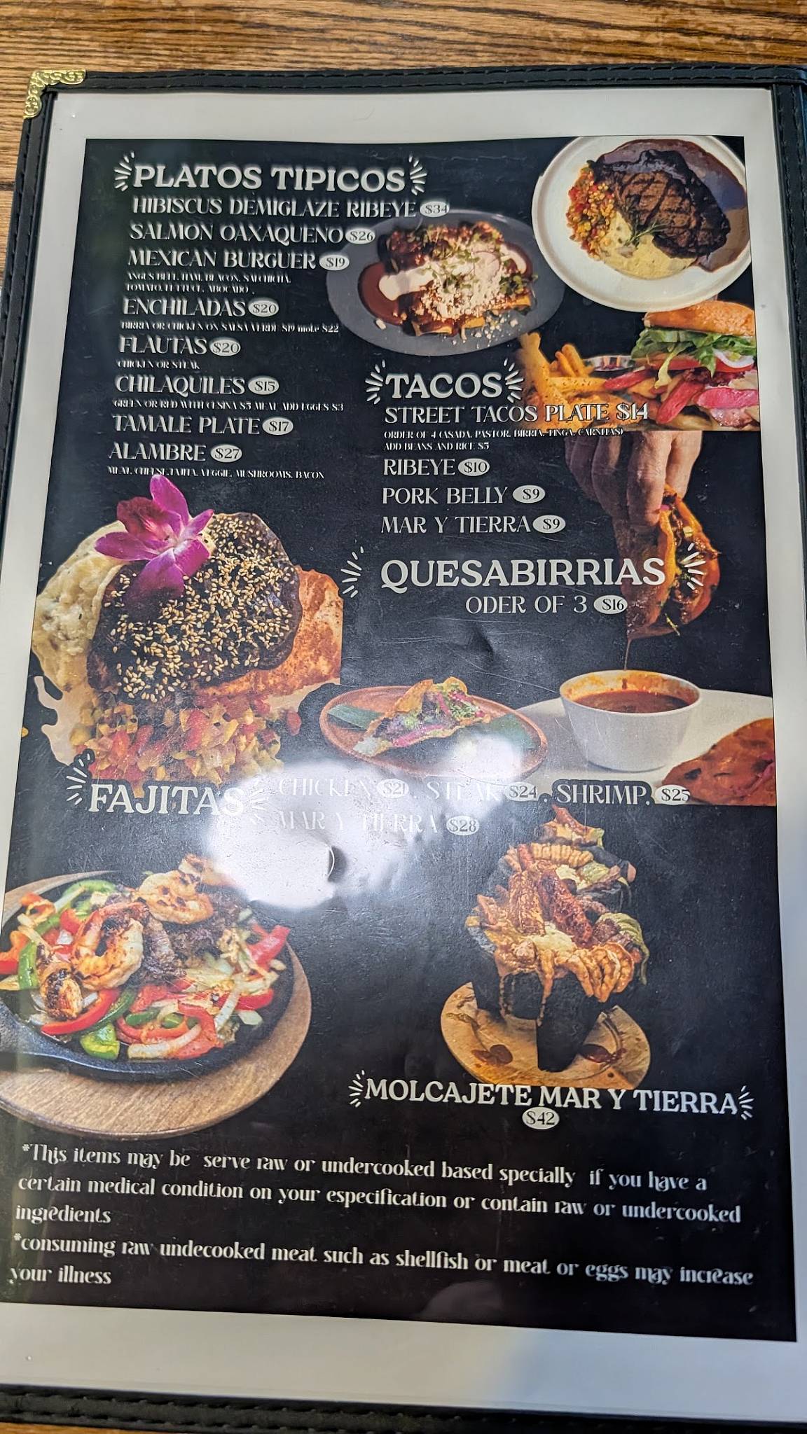 Qué Rico Mexican Restaurant меню