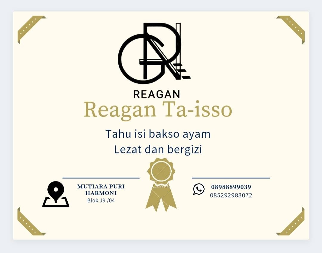 Reagan Ta-isso меню
