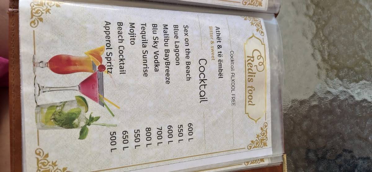 Redis Restaurant меню