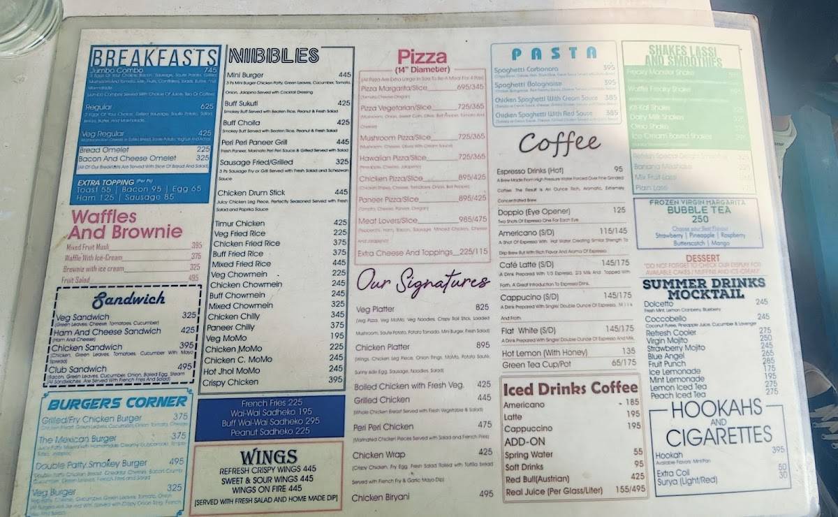 Refresh Cafe меню