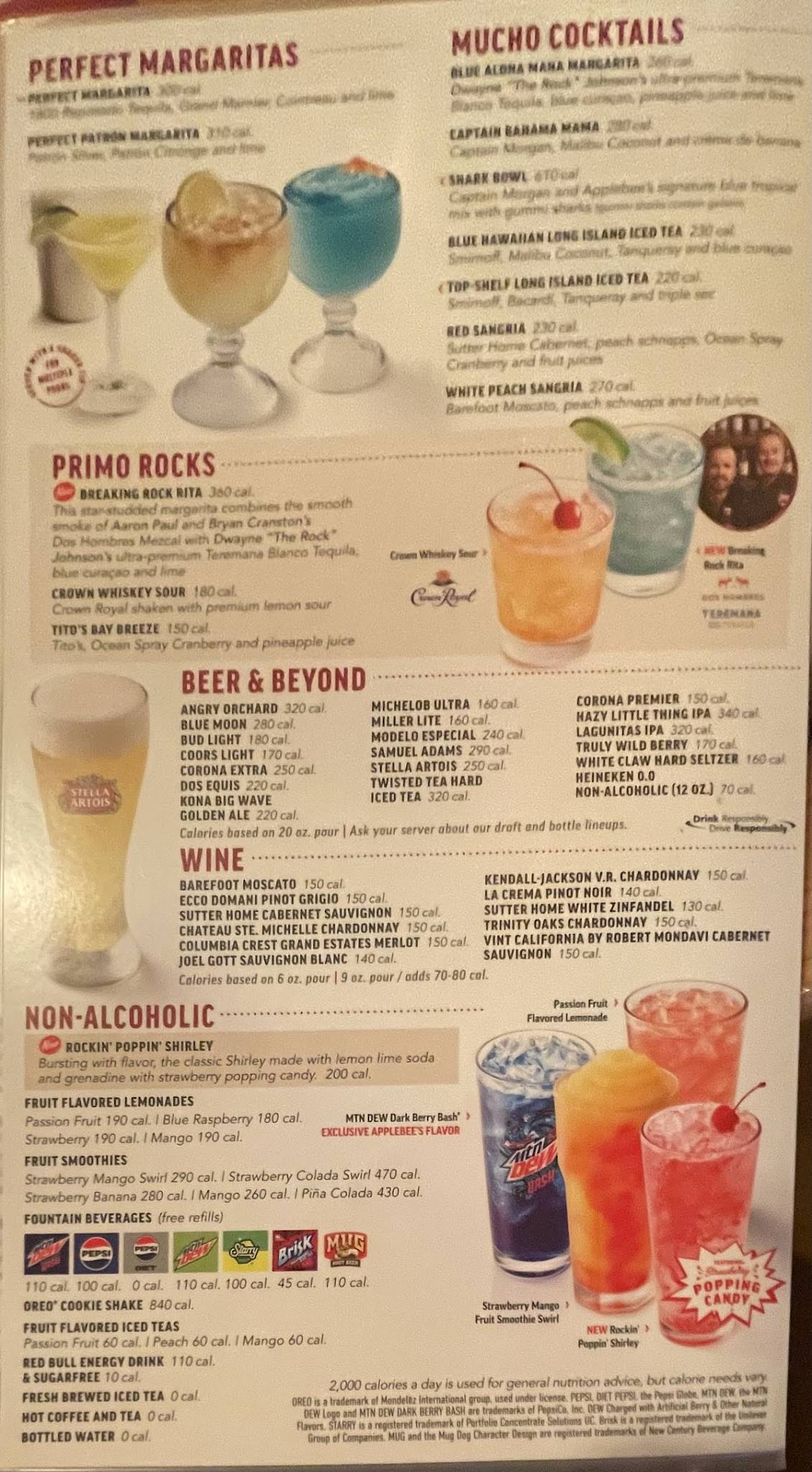 Applebee's Grill + Bar меню