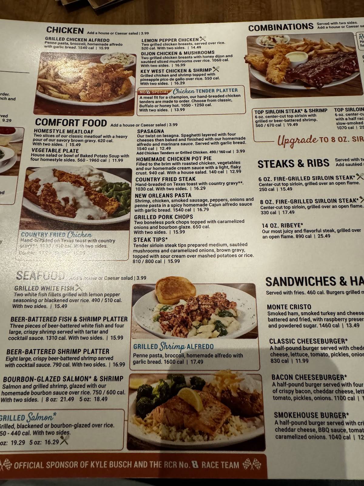 Cheddar's Scratch Kitchen меню