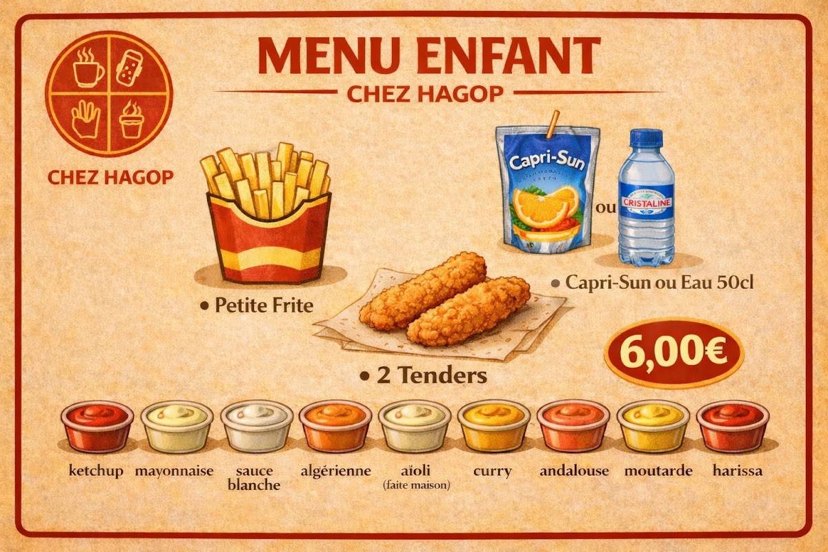 Chez HAGOP меню