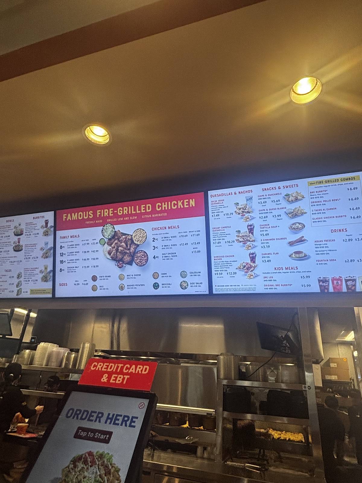 El Pollo Loco меню