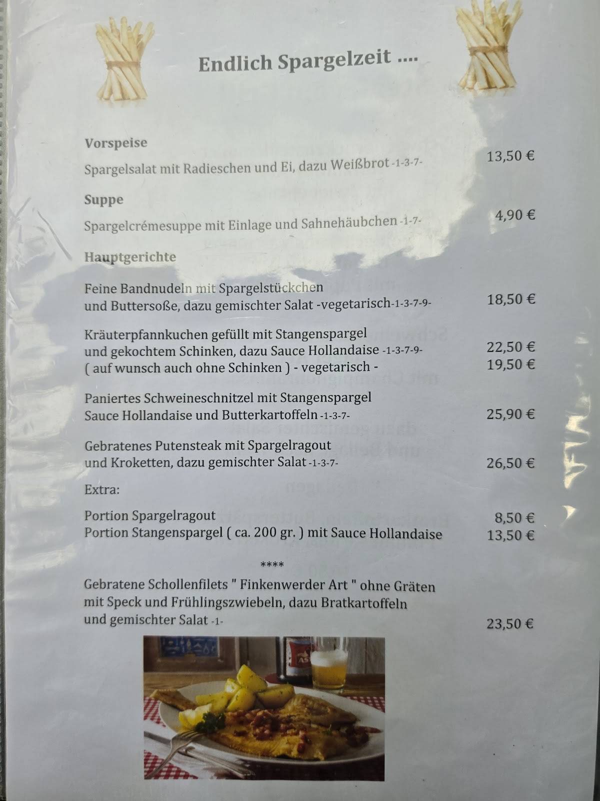 Gasthaus Lamm Ottersdorf меню