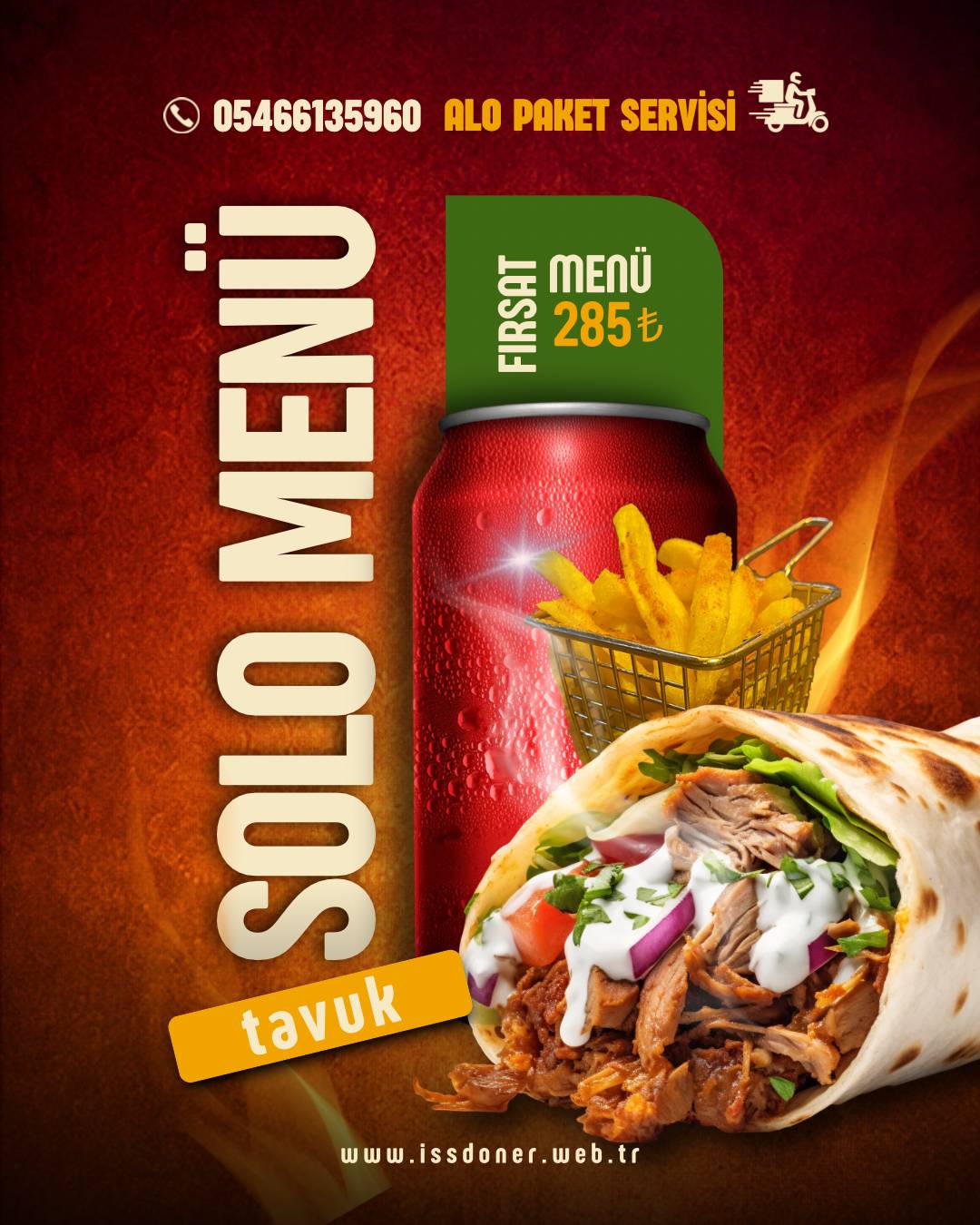İss Döner Sarımazı меню