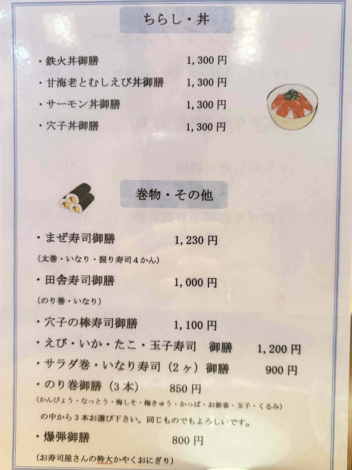 Kin Sushi меню