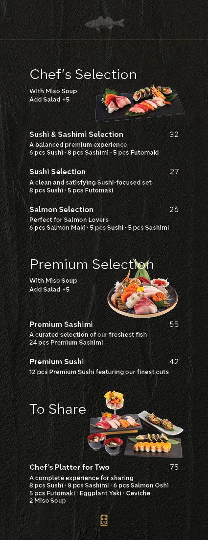 Kin Sushi - North York меню