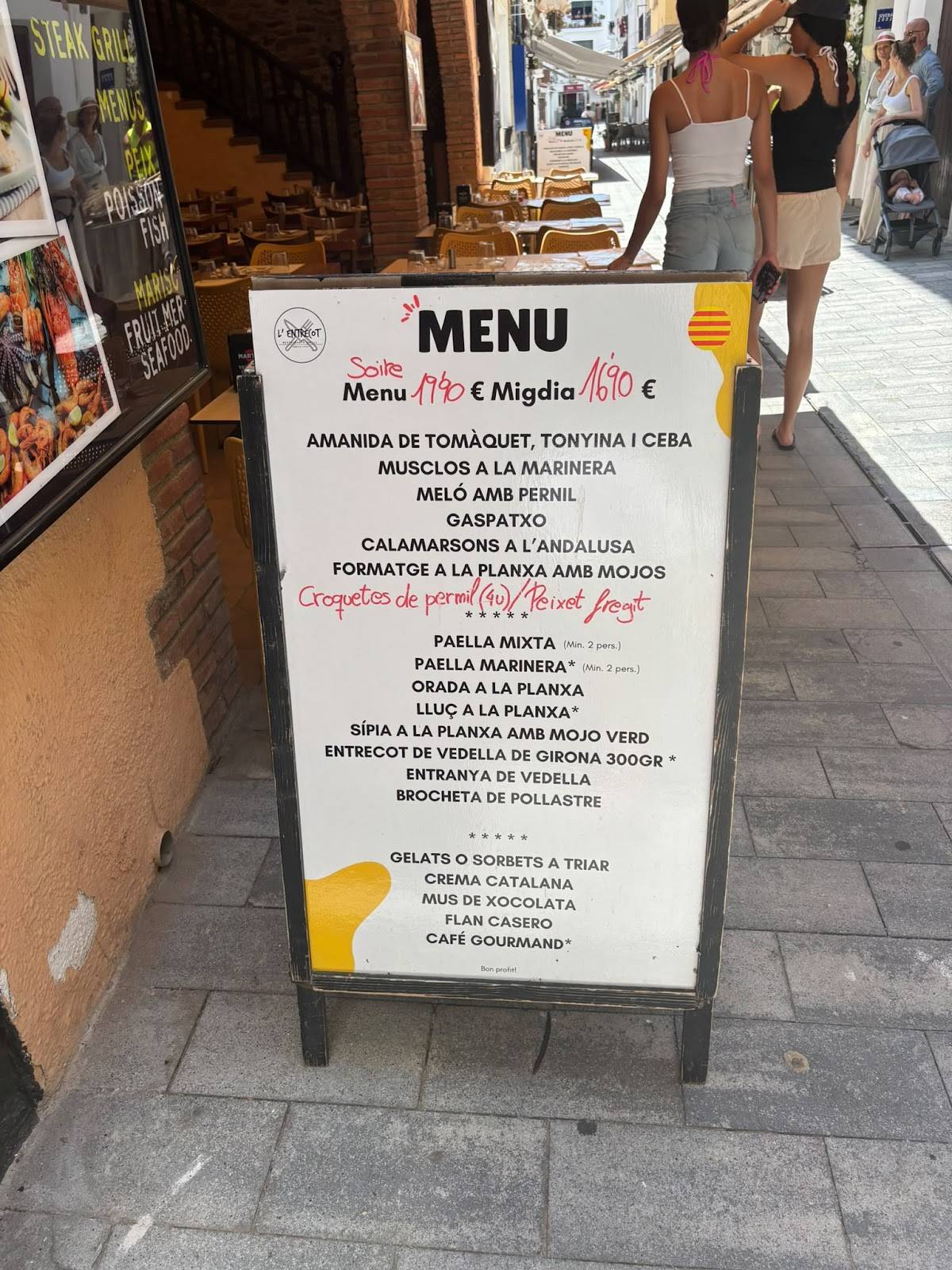 Restaurant L'Entrecot меню