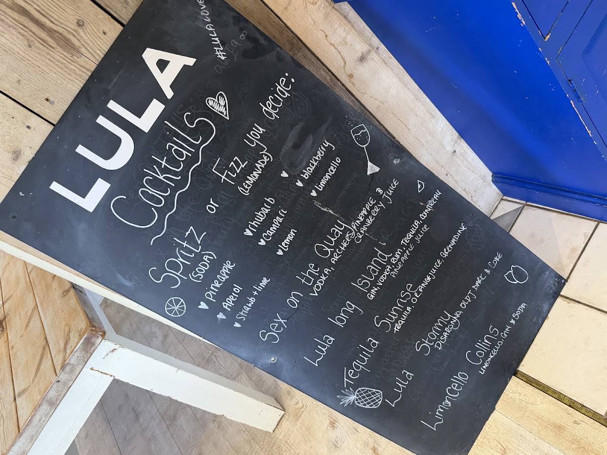 Lula Shack меню