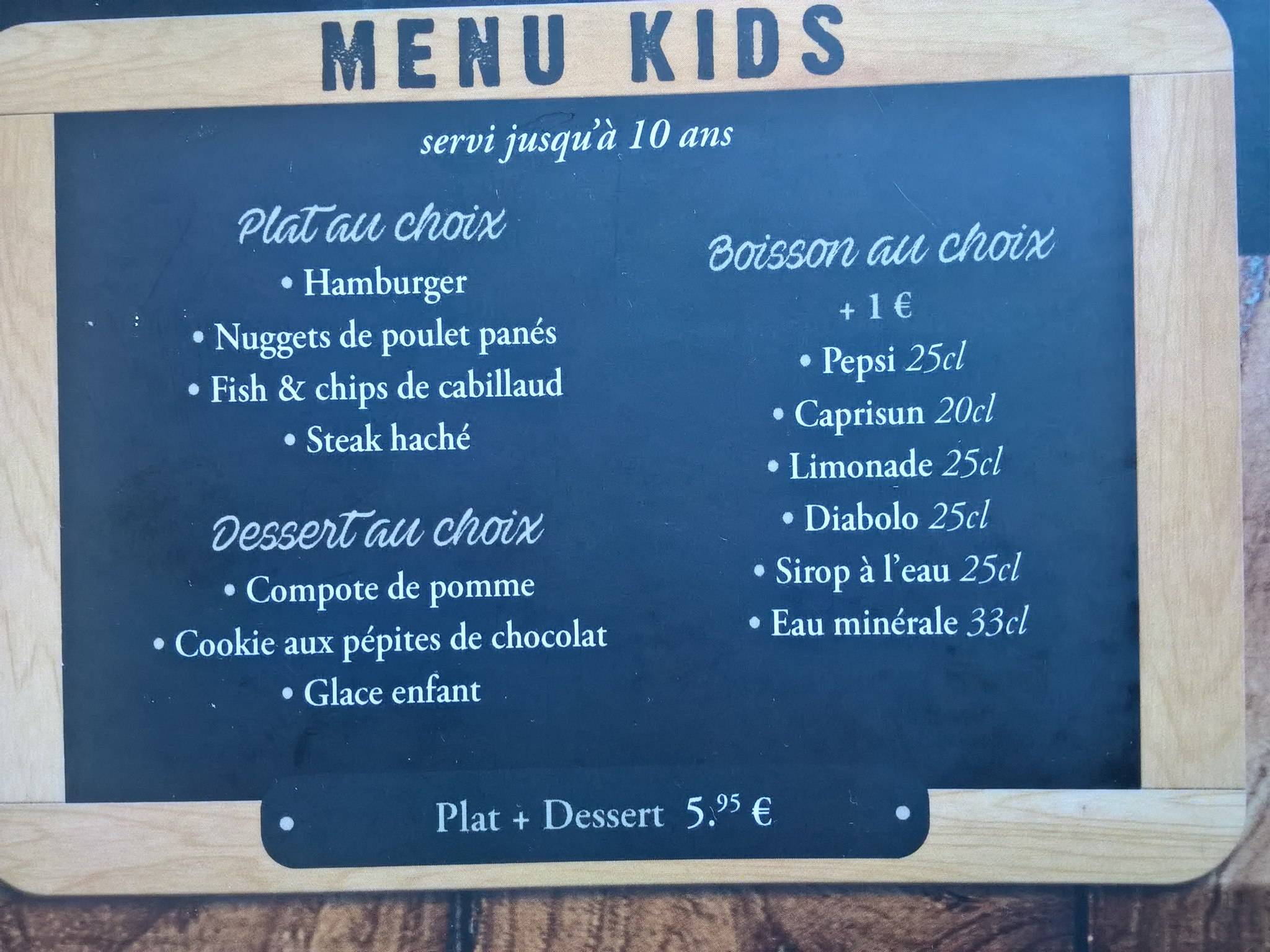 Restaurant Octobre Rouge меню