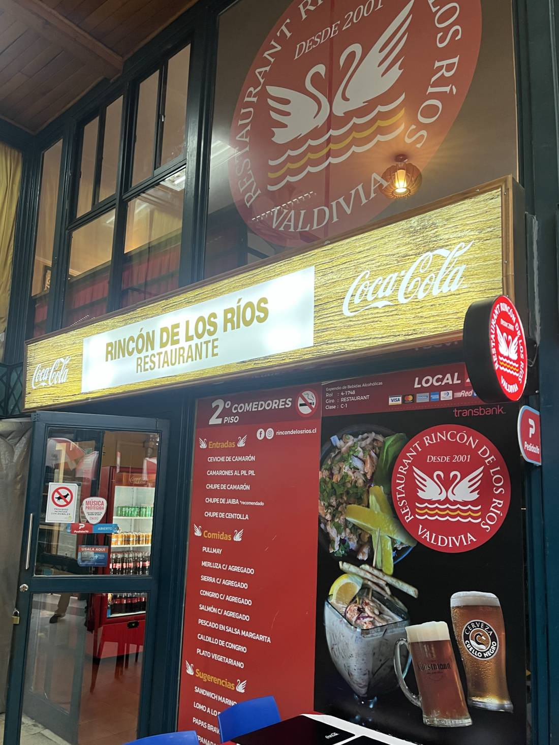 Restaurant Rincón de los Ríos меню