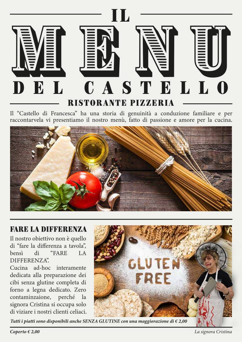 Ristorante Pizzeria "il Castello" di Francesca меню