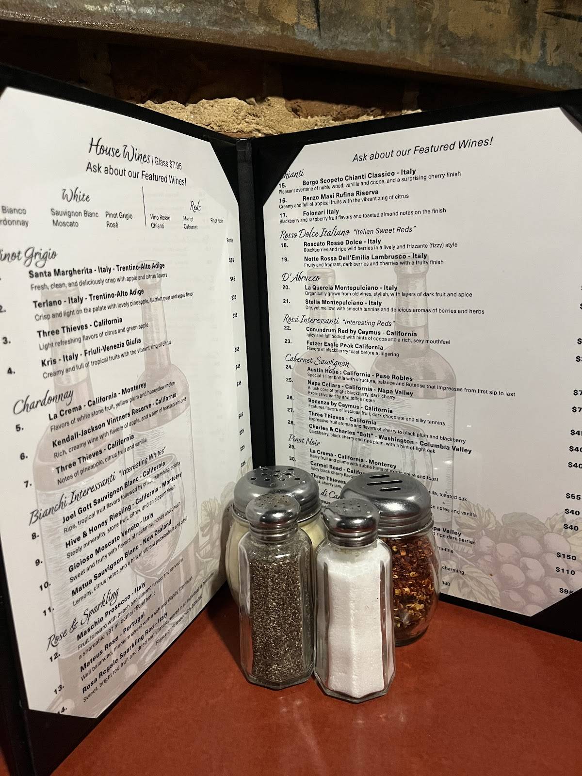 Roma Italian Kitchen меню