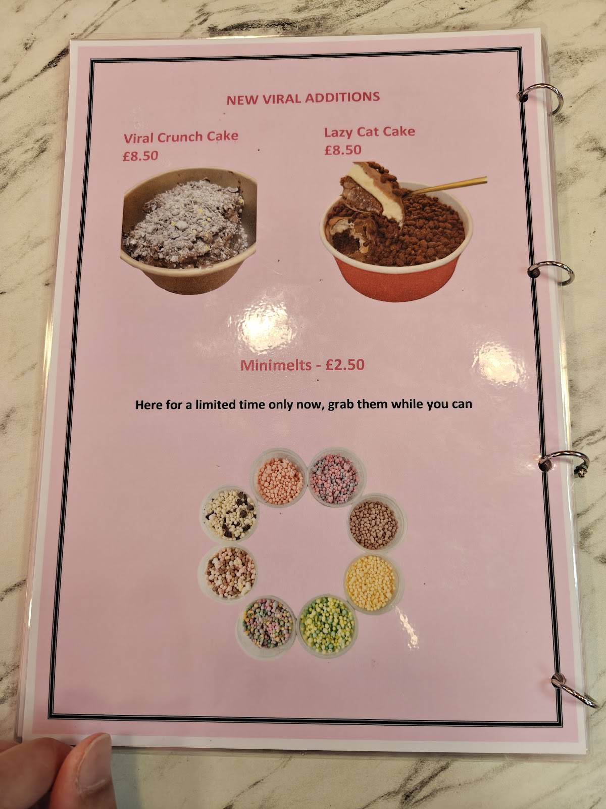 Sweetbox Desserts меню
