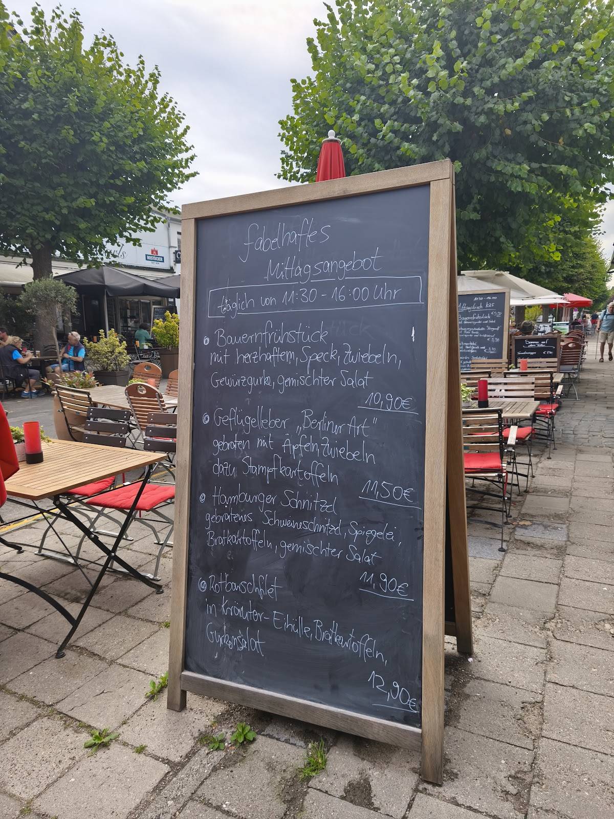 Restaurant fabelhaft меню