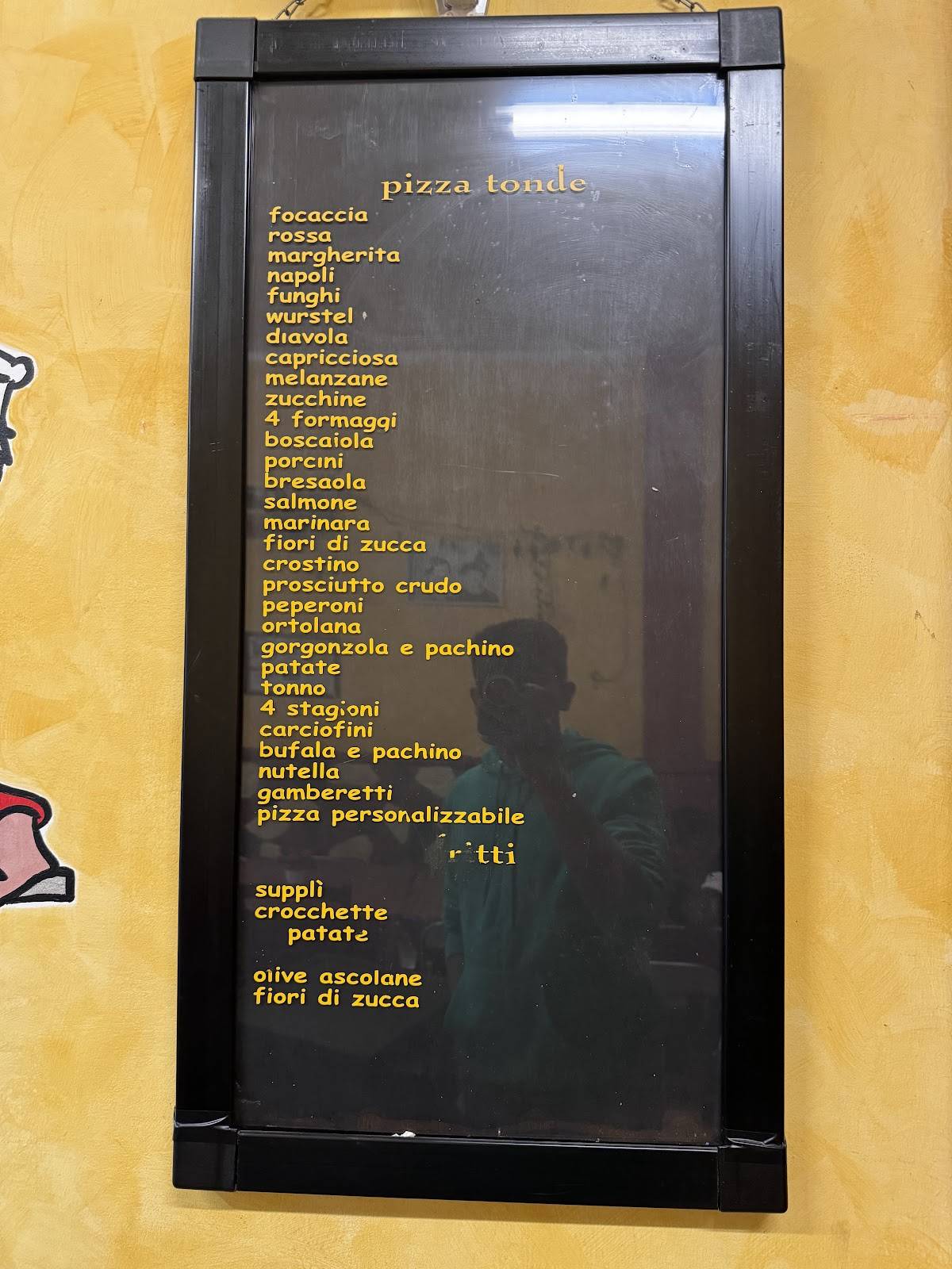 l'antica pizza меню