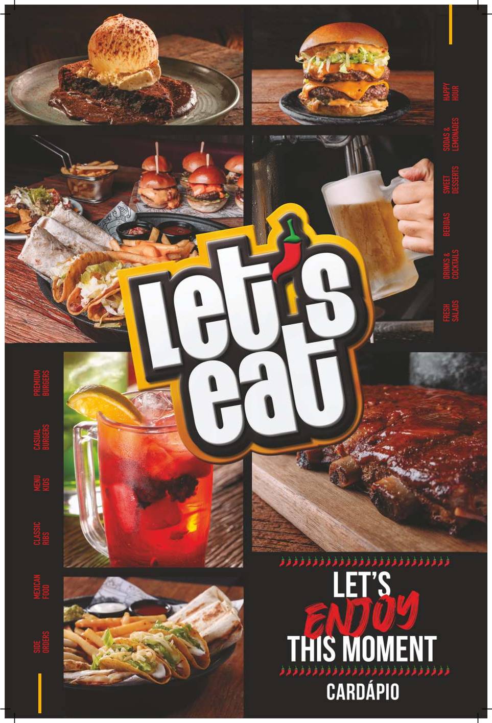 Restaurante Let's Eat Botucatu - Steakhouse, Hambúrguer e Comida Mexicana меню