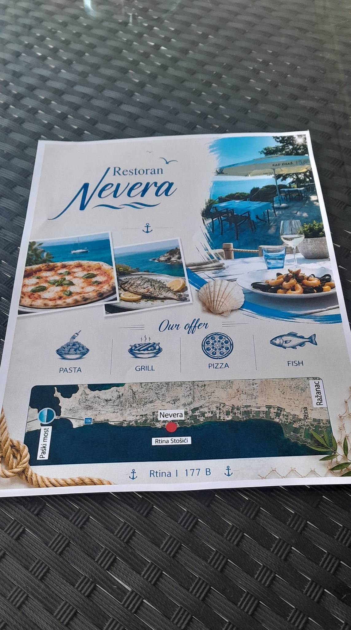 Restoran Nevera меню