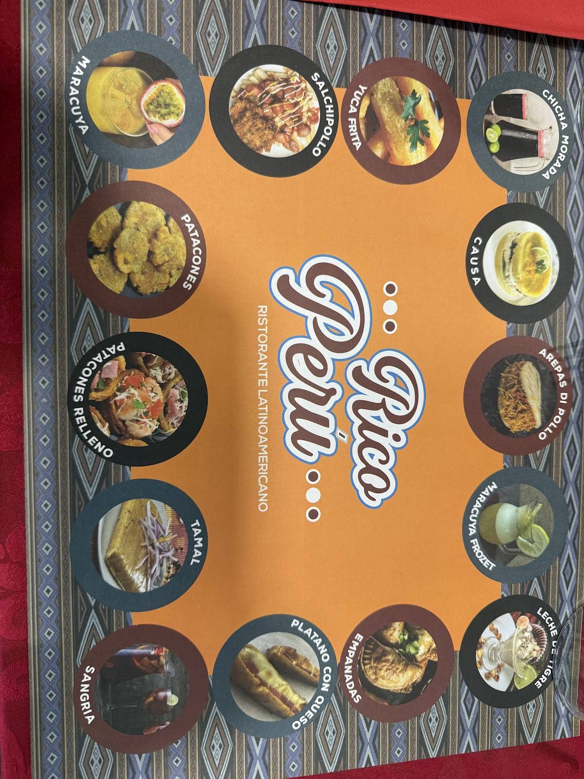 Rico Perú ristorante latinoamericano меню