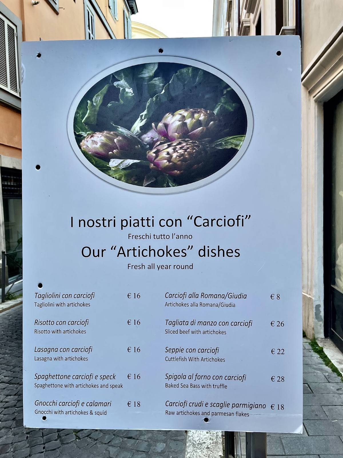 Ristorante Rossini меню