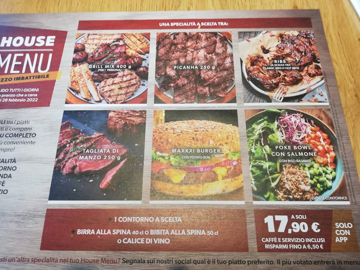 Roadhouse Restaurant Roma Torre Spaccata меню