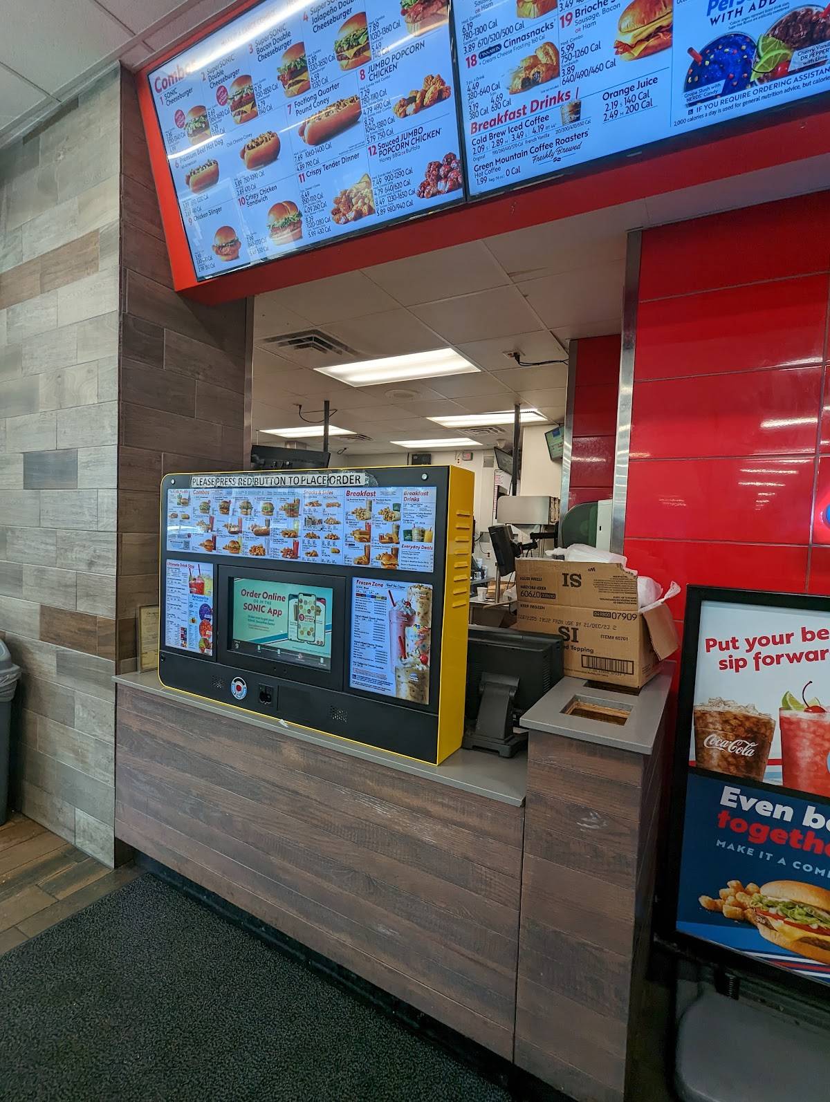 Sonic Drive-In меню