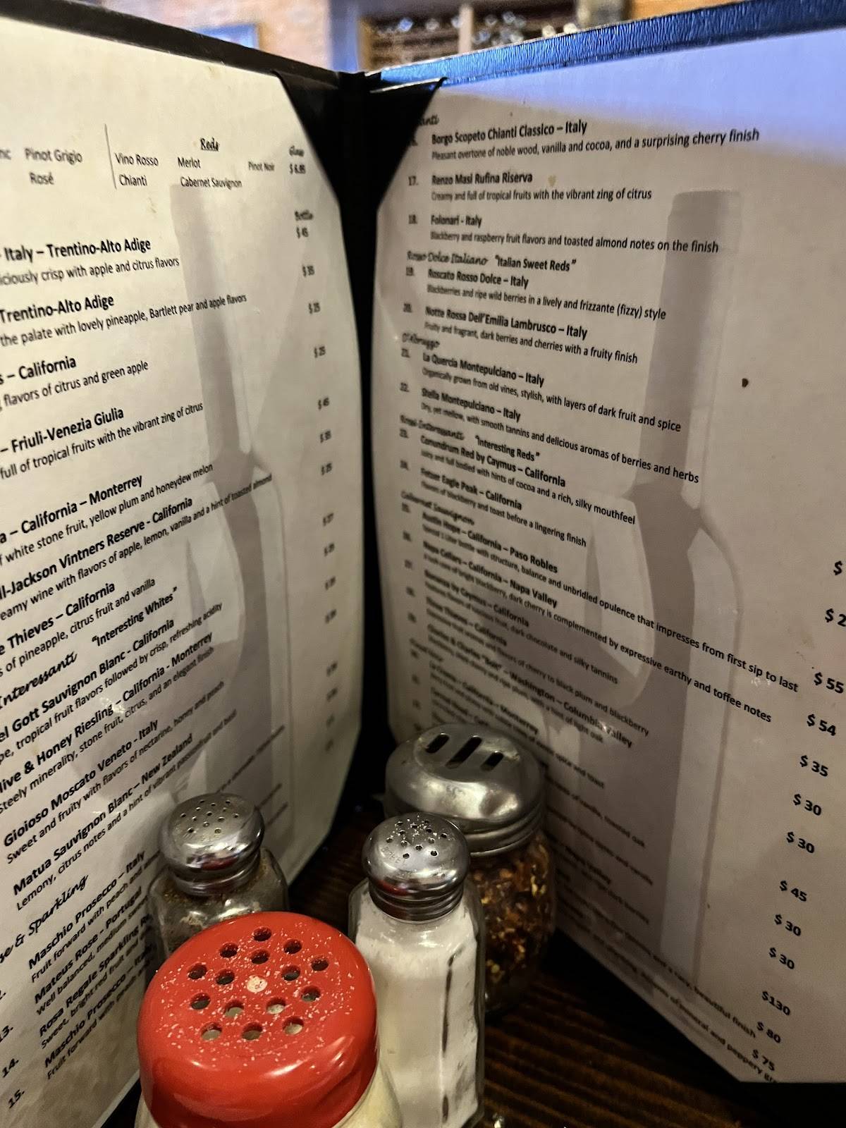 Roma Italian Kitchen меню