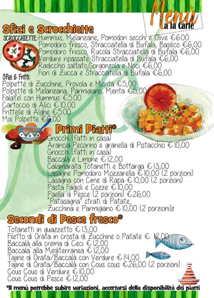 Clivo Bistrot меню