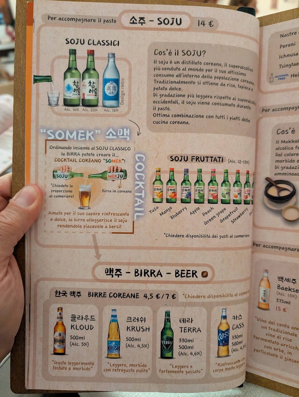 IGIO Ristorante Coreano Roma меню