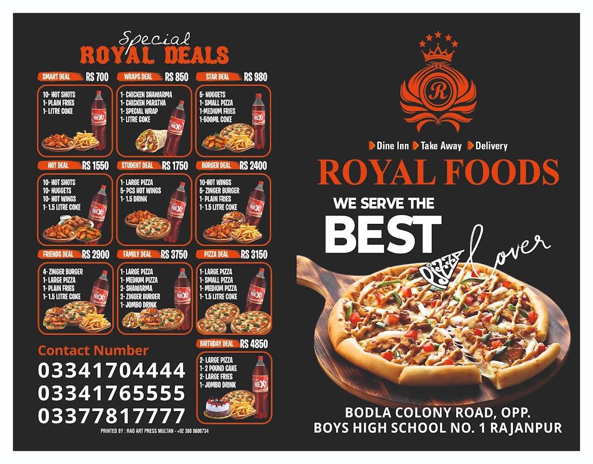 Royal Foods меню