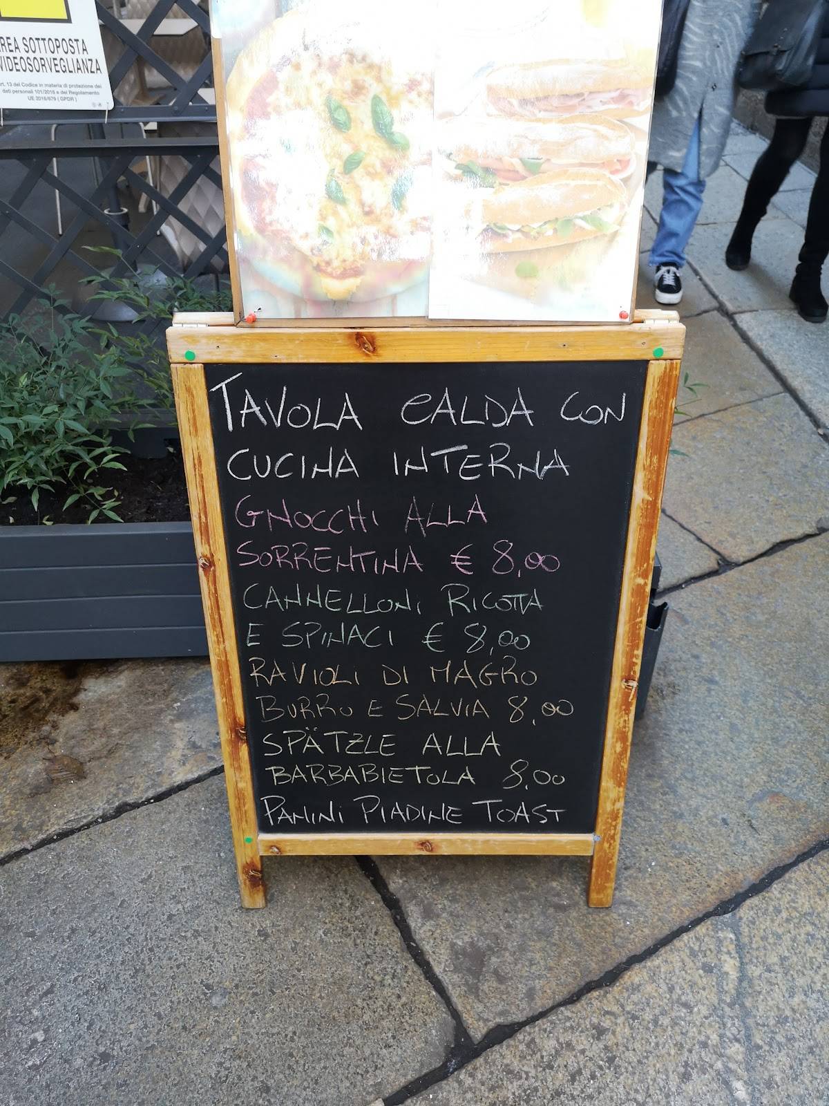 S Caffè меню
