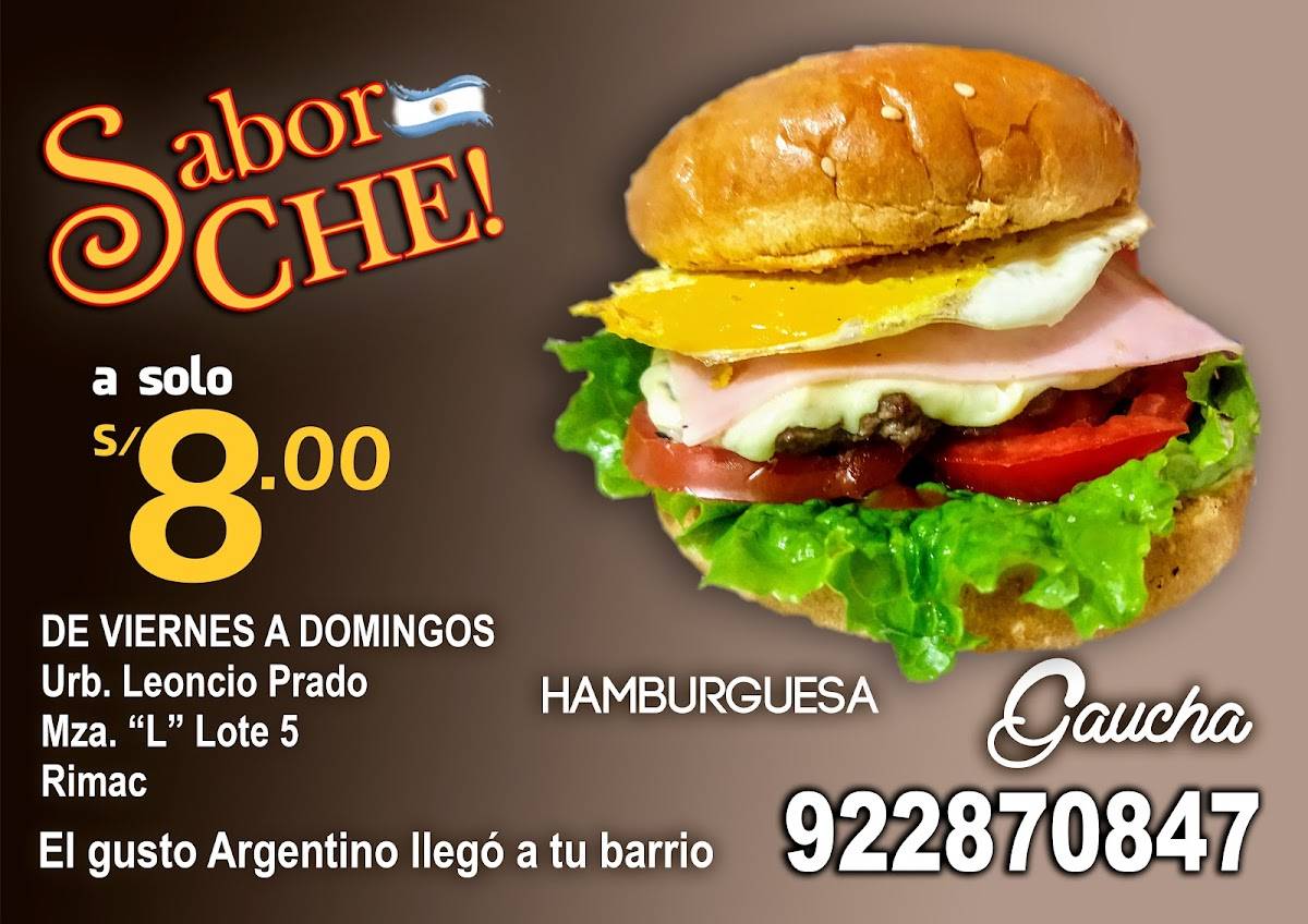 Sabor Che меню