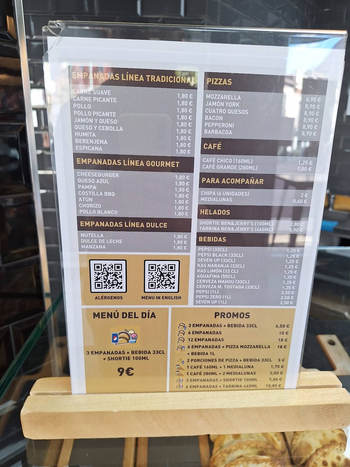 Sabores express меню