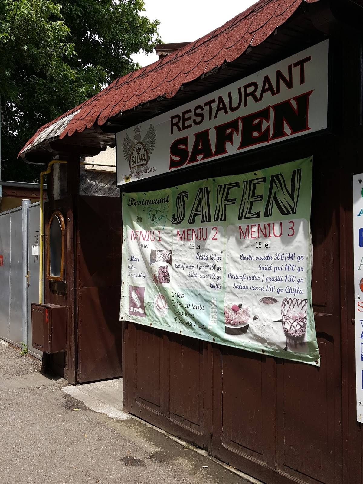 Safen меню