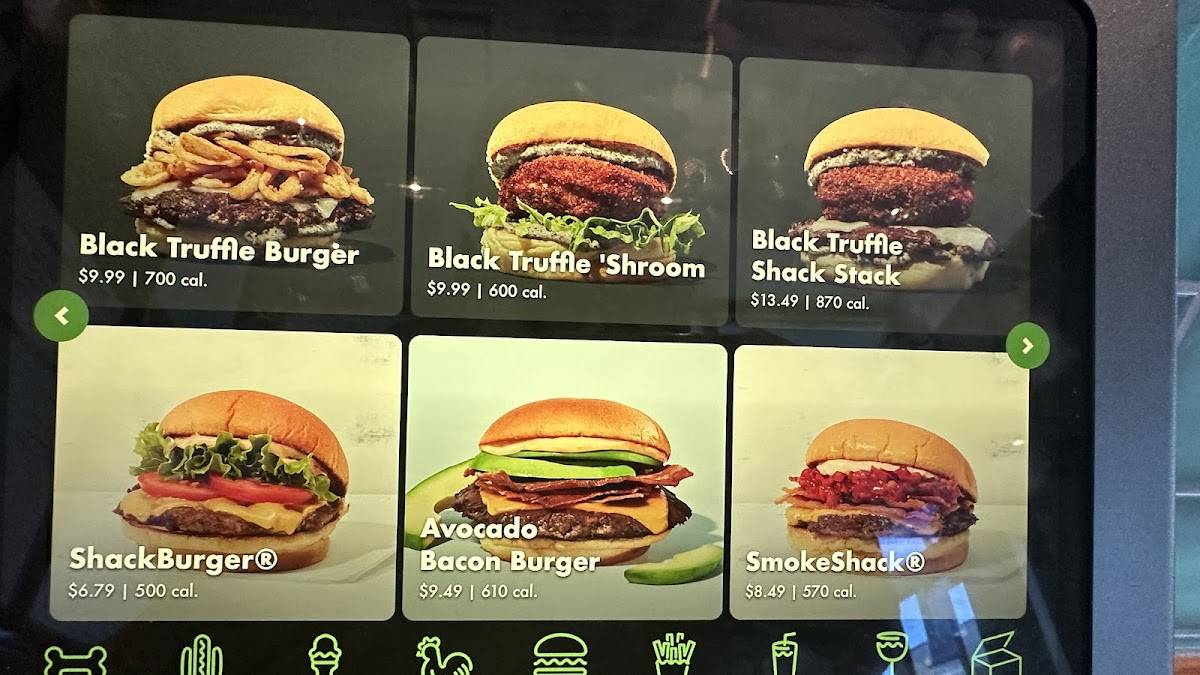 Shake Shack Hilldale Center меню