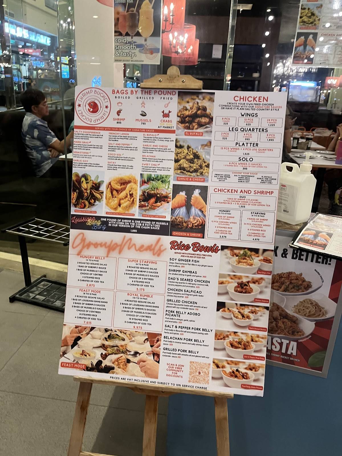 Shrimp Bucket Nuvali меню