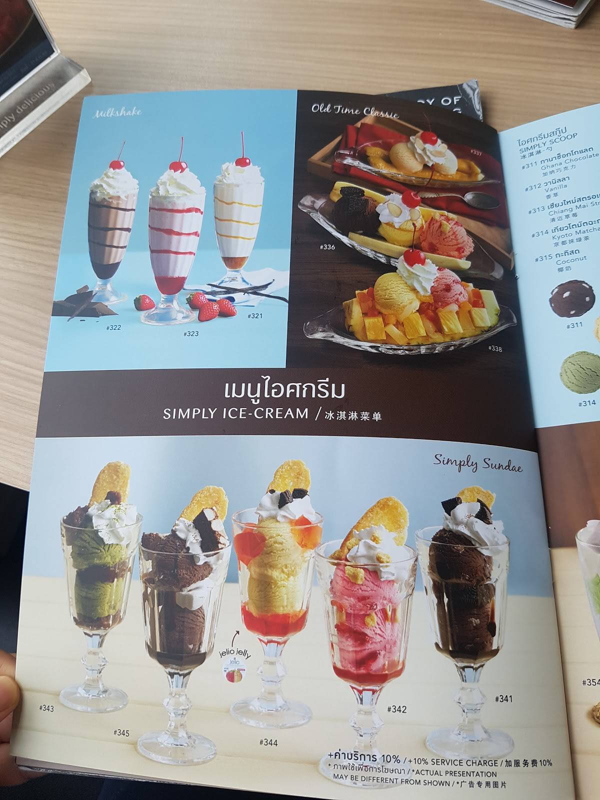 Simply delicious меню