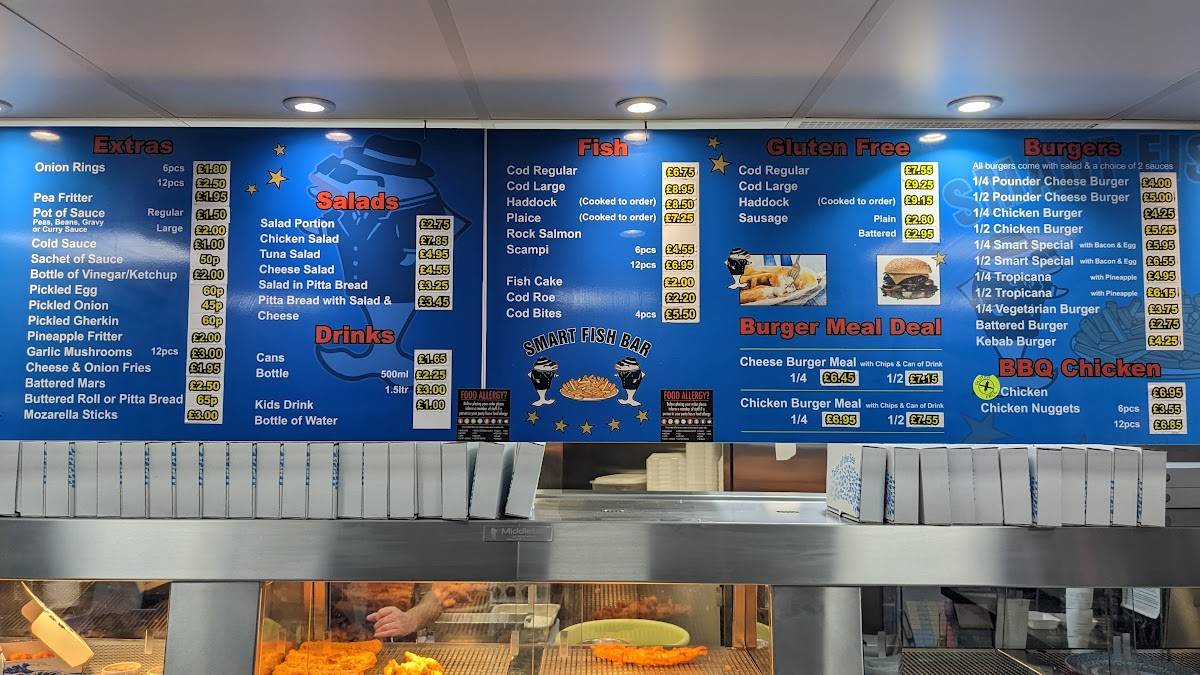 Smart Fish Bar меню