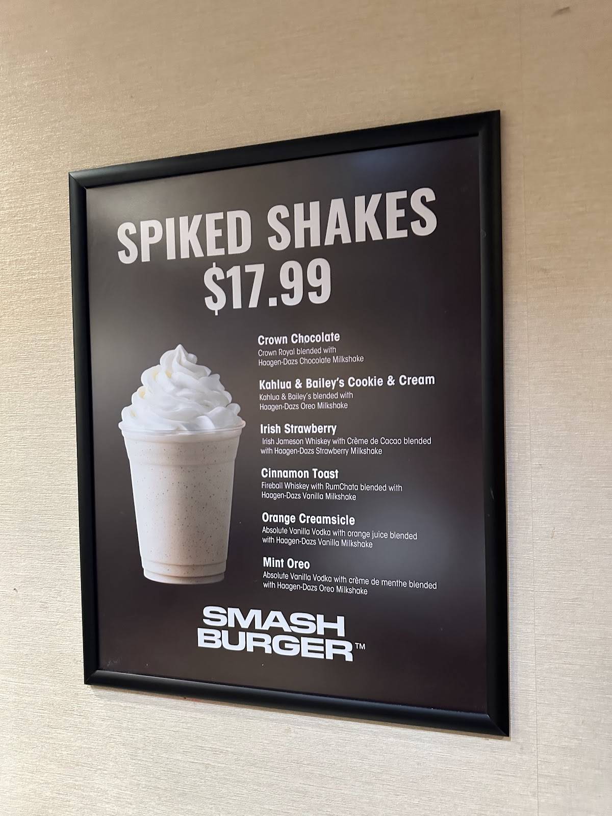 Smashburger меню