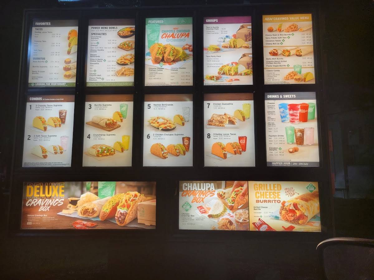 Taco Bell меню