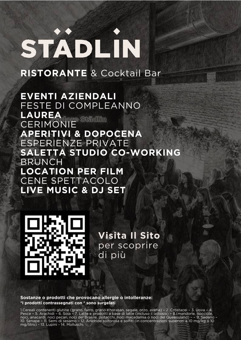 Städlin меню