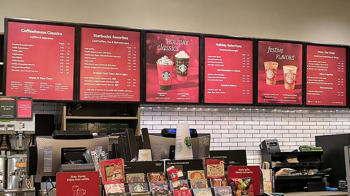 Starbucks Coffee Company меню